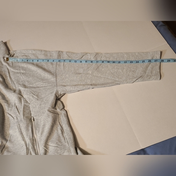 Shewin Cozy Stylish Womens Light Gray Zip-Up Jacket NWOT Zippered Pockets XL - Picture 10 of 11